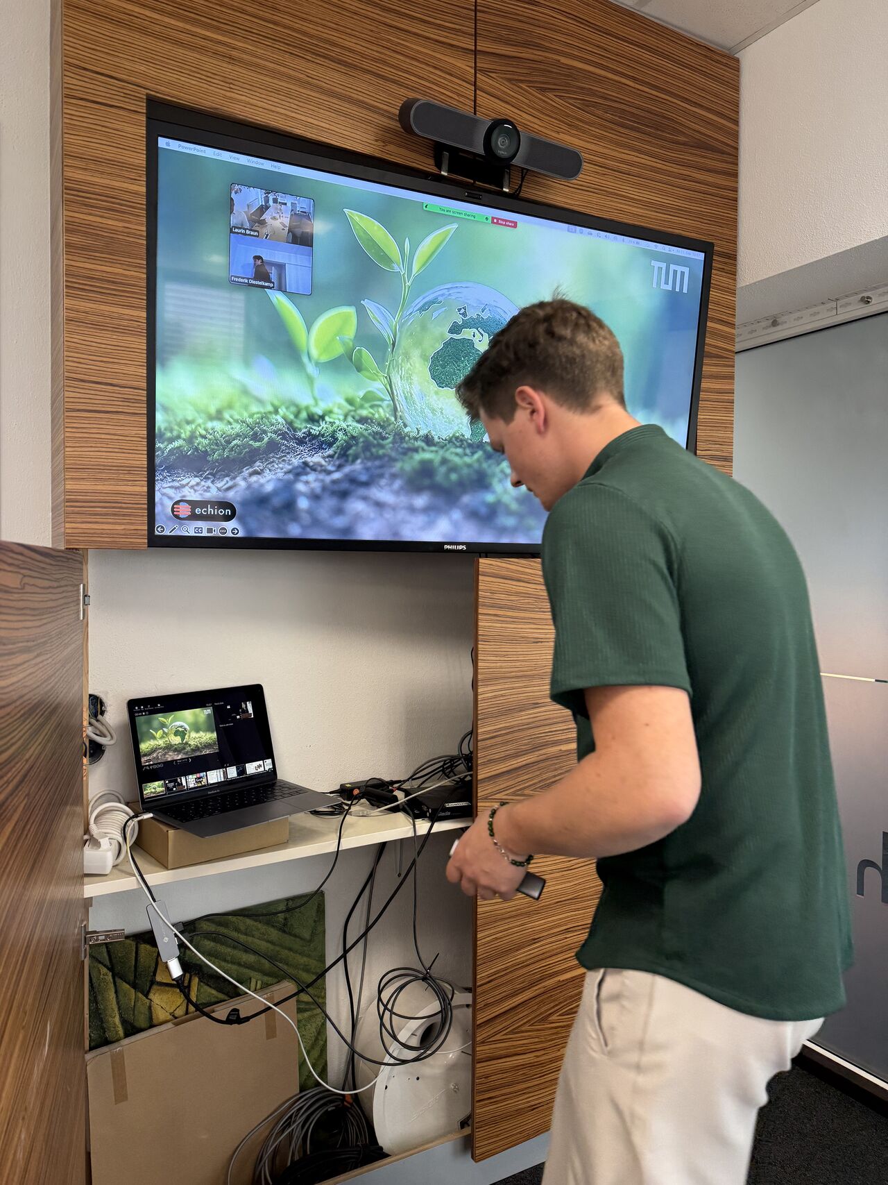 Nachhaltigkeitsbericht | Einblick in die Schlusspräsentation