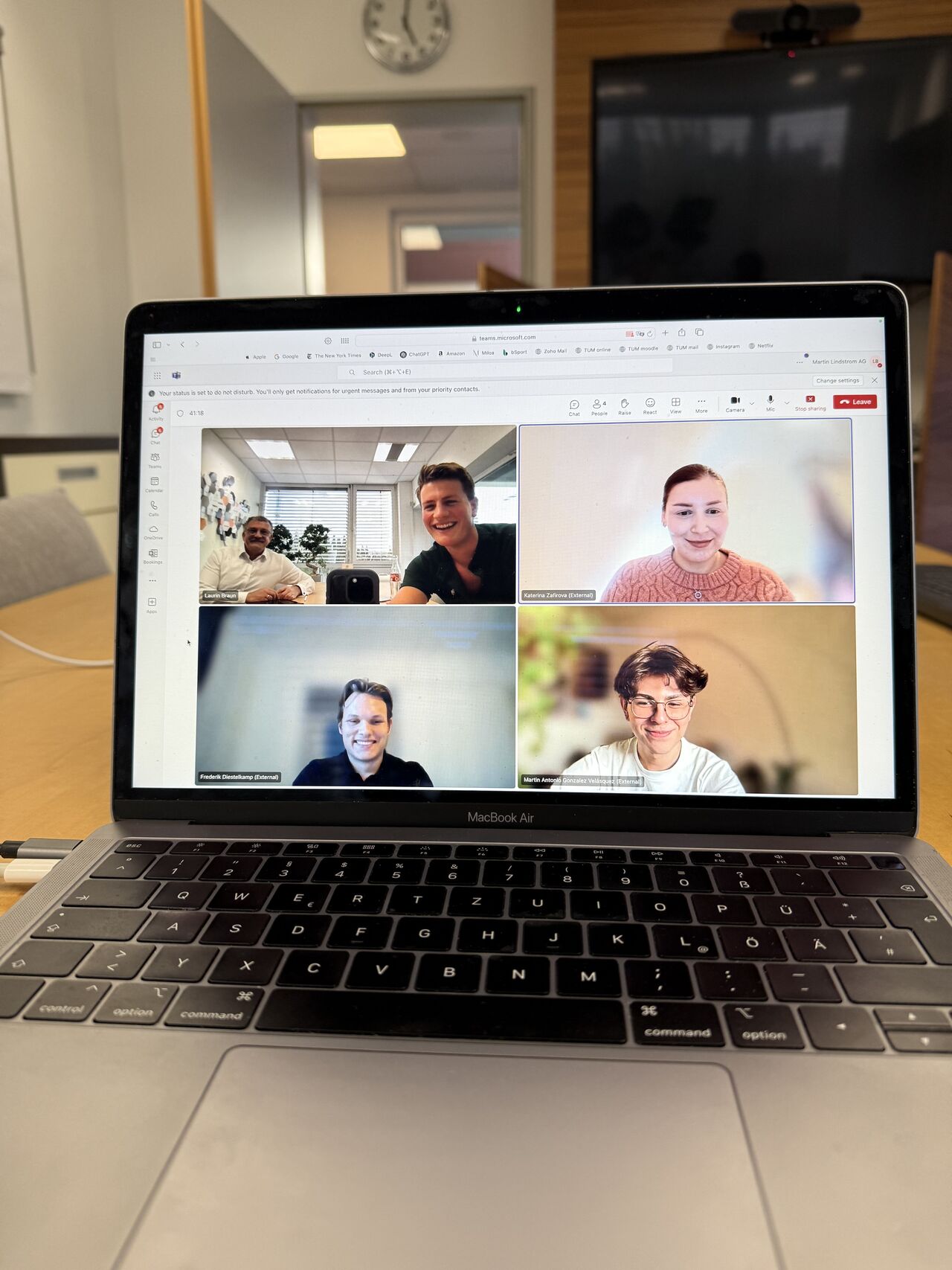 Nachhaltigkeitsbericht | Einblick in die Schlusspräsentation